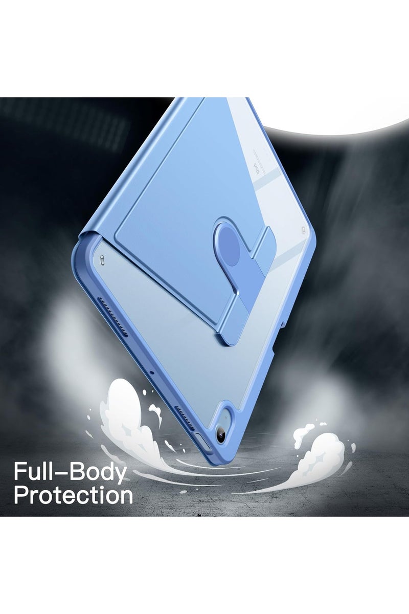 LEDIN Rotating Case for iPad Air 5 (10.9-Inch,2022) with Pencil Holder,360 Degree Rotation Protective Stand Slim Cover Clear Back, Auto Wake/Sleep (iPad Air 5) - Image 4
