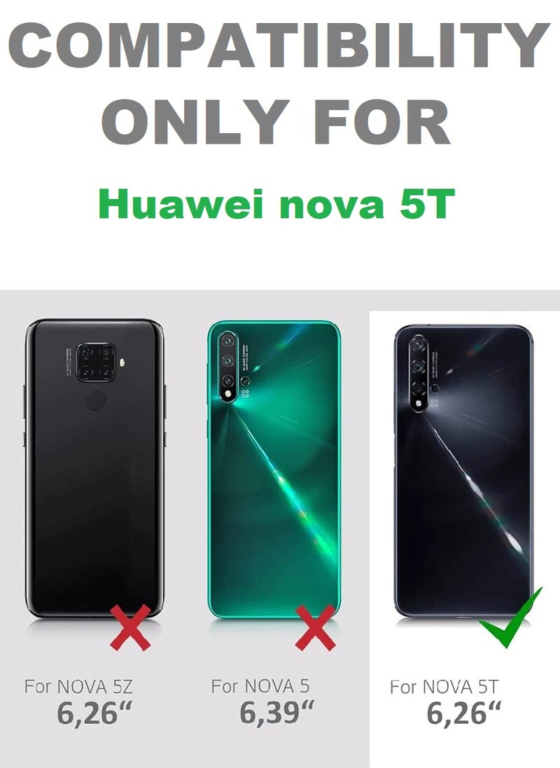 we3 2 Pieces Tempered Glass Screen Protector Anti-Spy Privacy Designed For Huawei nova 5T Full Glue Edge to Edge Full Screen Coverage And Bubble Free - Image 3