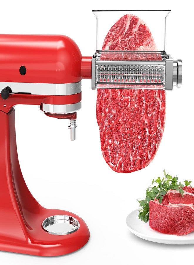 Eascandy Adjustable Meat Tenderizer Attachment for KitchenAid Stand Mixers - 3 Thickness Settings, Fits All 4.5-7Qt Models, Heavy-Duty Metal Housing with Transparent Shell, Dishwasher Safe - Image 1