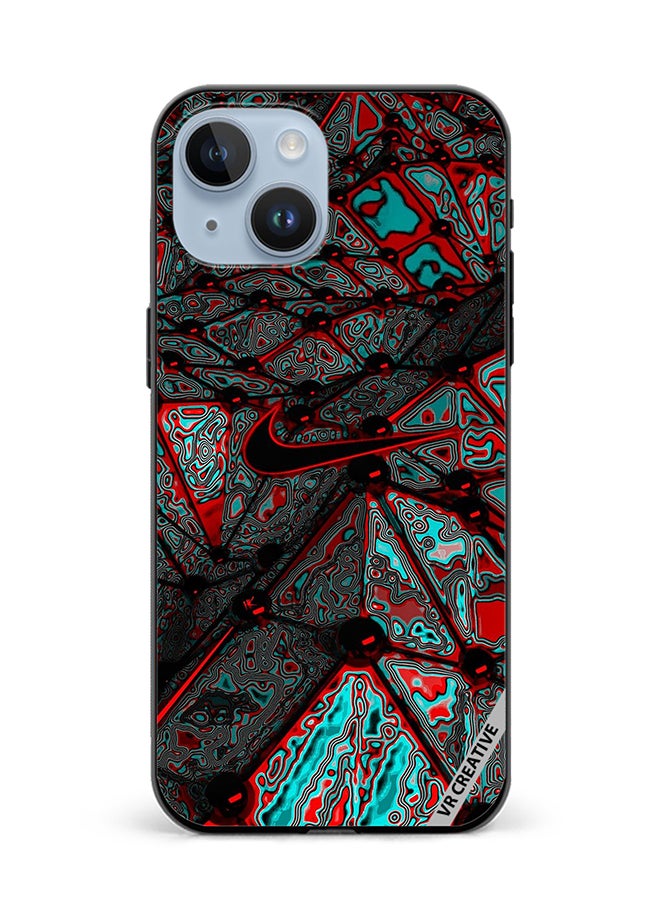 VR CREATIVE Protective Case Cover For Apple iPhone 15 Plus Nike Design Multicolour - Image 1