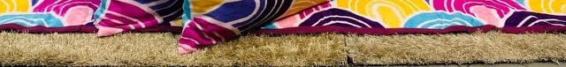 Star Beddings Premium Warm Indigo Satin Piping Border Winter Flannel Bed SheetBed Coverac Blanket Set Size 100 100 inches with 2 Pillow Covers Multicolor Rainbows  - Image 2