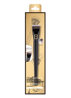 Miniso MINISO Black Gold Series Thin Blade Flat Top Foundation Brush – Precision Makeup Application Tool 