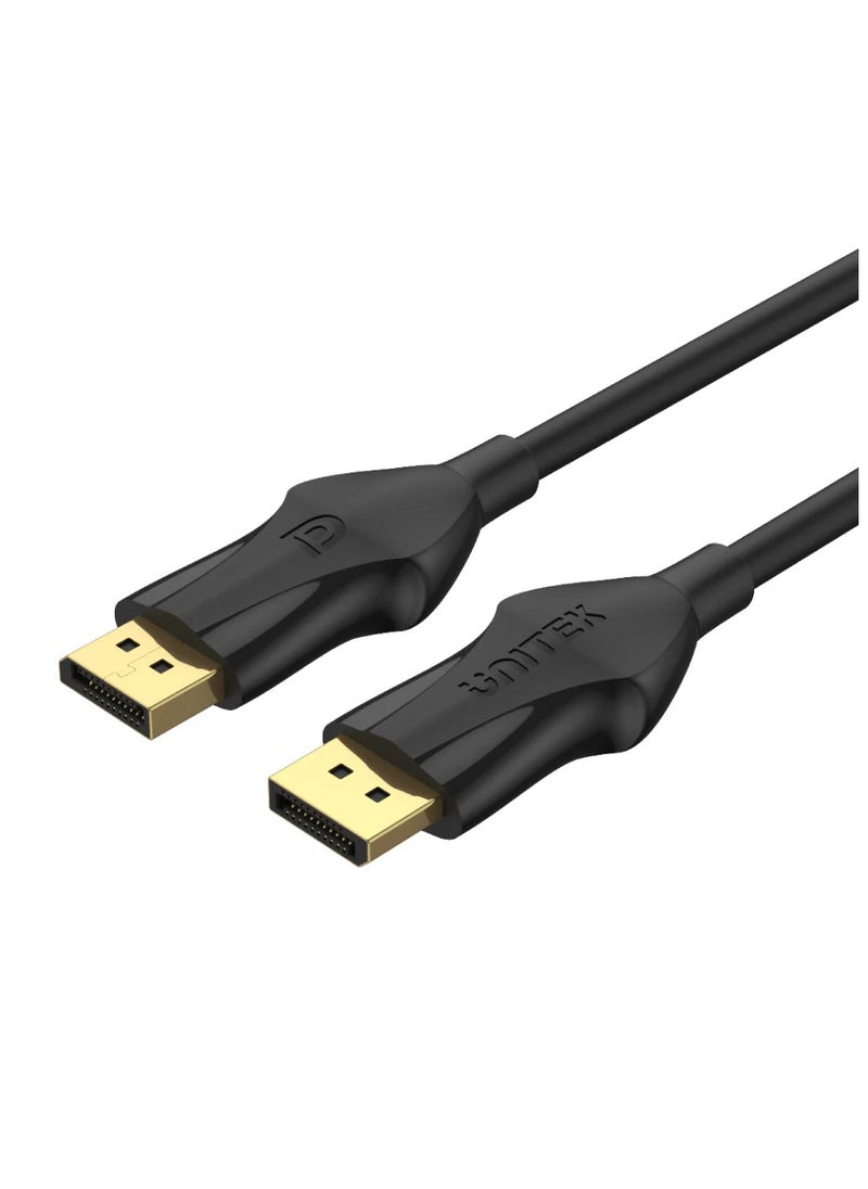 UNITEK كابل Unitek C1624BK DisplayPort 1.4 (8K @60Hz، 4K 144Hz، 1440p @240Hz)  - Image 1
