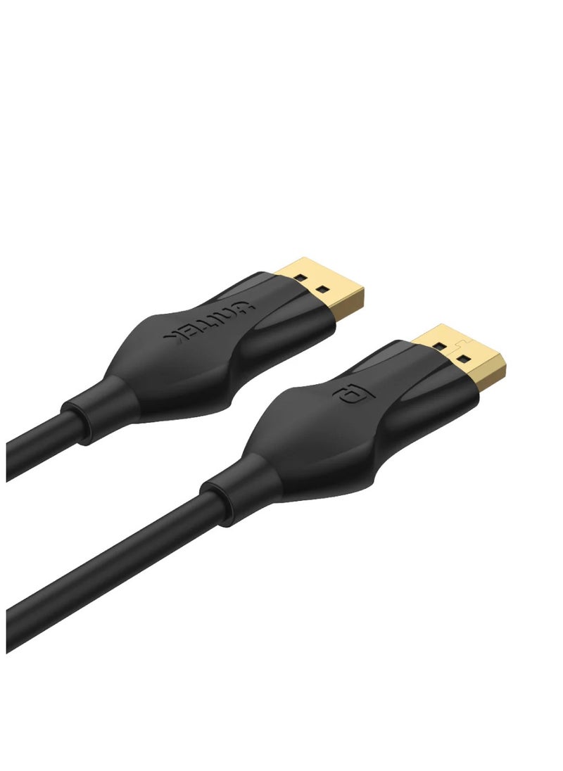 UNITEK كابل Unitek C1624BK DisplayPort 1.4 (8K @60Hz، 4K 144Hz، 1440p @240Hz)  - Image 2