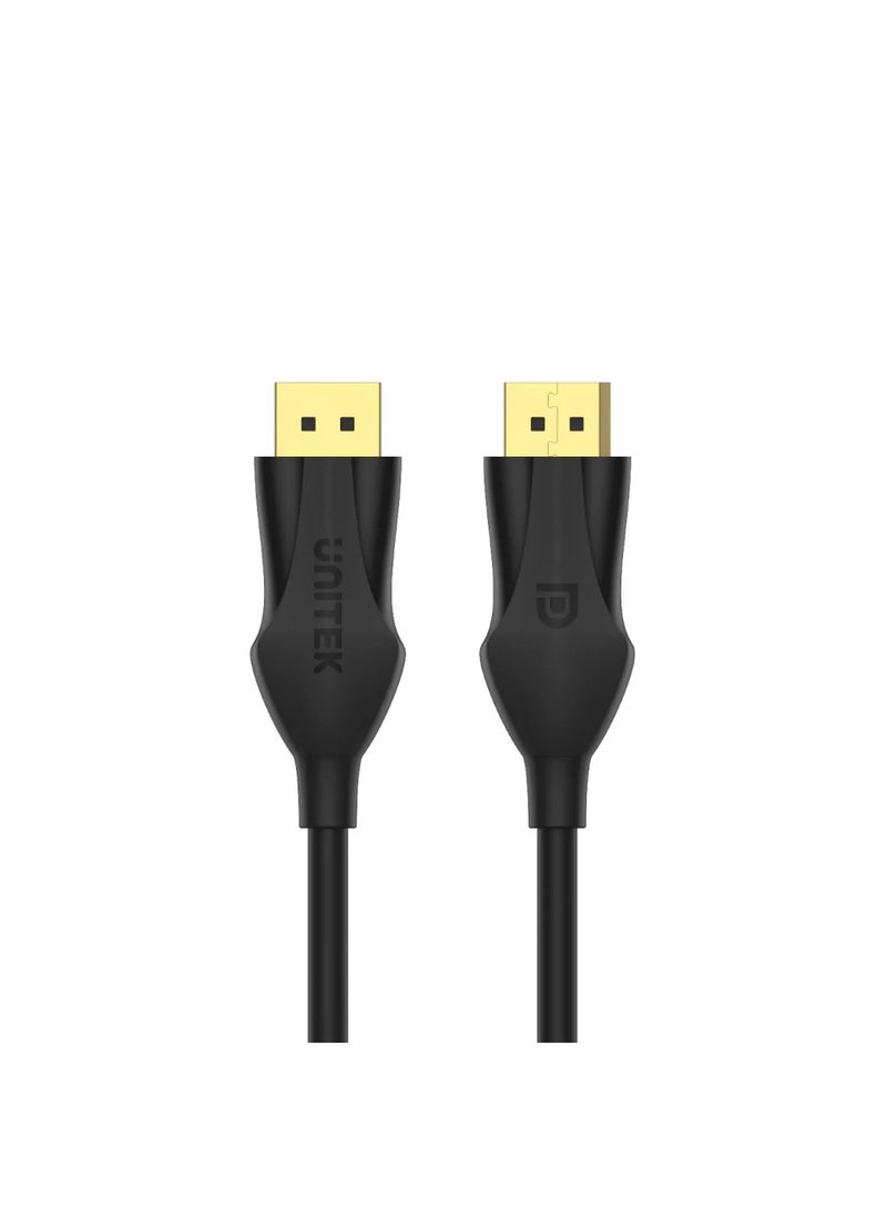 UNITEK كابل Unitek C1624BK DisplayPort 1.4 (8K @60Hz، 4K 144Hz، 1440p @240Hz)  - Image 3