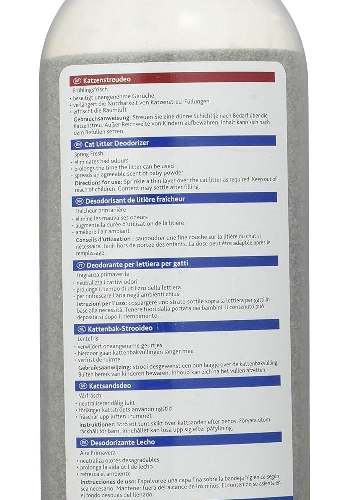 Trixie Fresh'n'Easy Spring Fresh Cat Litter Deodorizer - 750G - Image 2