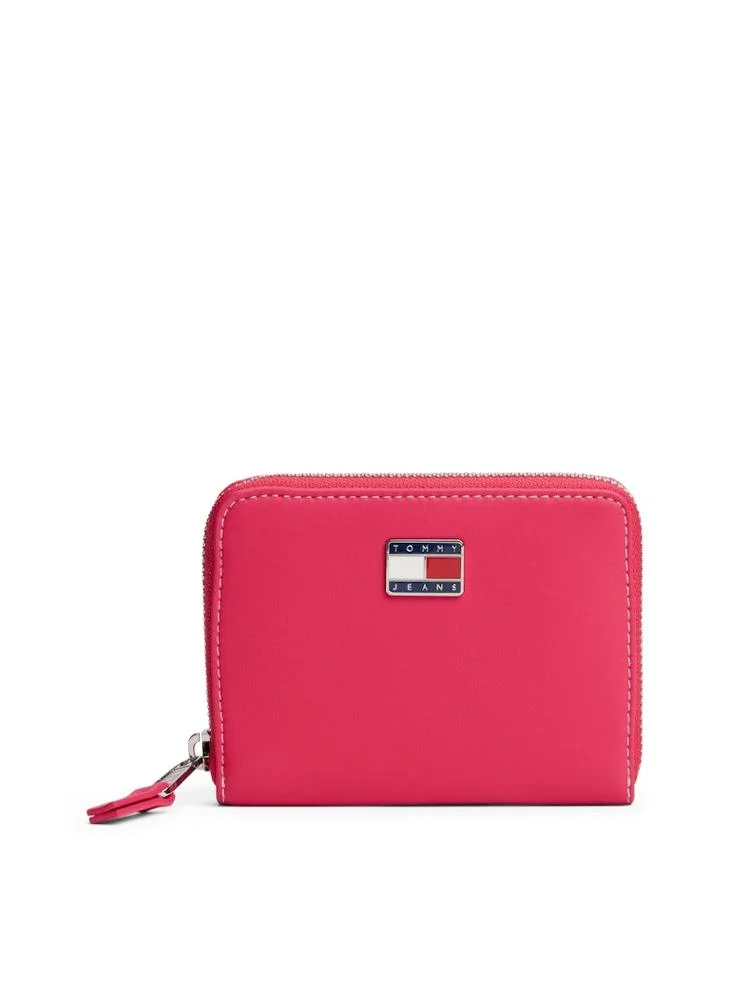 TOMMY JEANS Logo Plaque Zip-Around Wallet