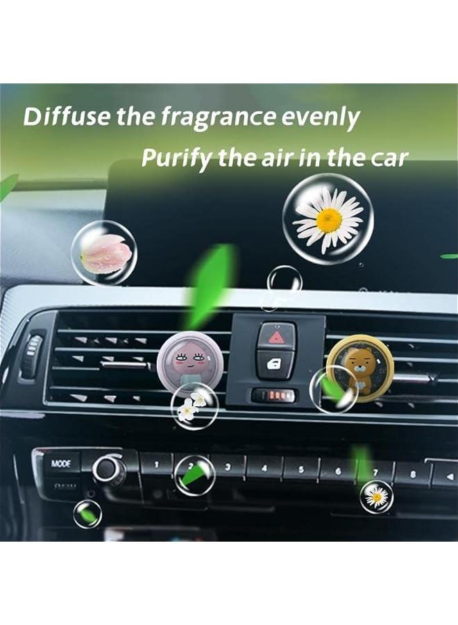 Generic Cartoon Car Air Fresheners Astronaut Automotive Air Outlet Cute Car Diffuser Creative Glowable Car Perfume Decoration Aromatherapy Ornament Car Vent Accessories  - Image 2