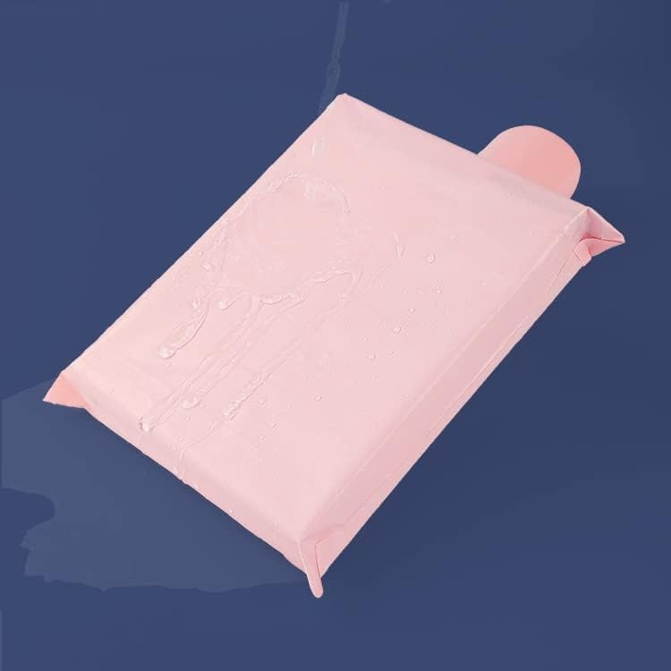 Red Dot Gift 50pcs Baby Pink Plastic Envelope Bags - Self-seal Adhesive Courier Storage Bags (28x38+4 cm) - Image 4