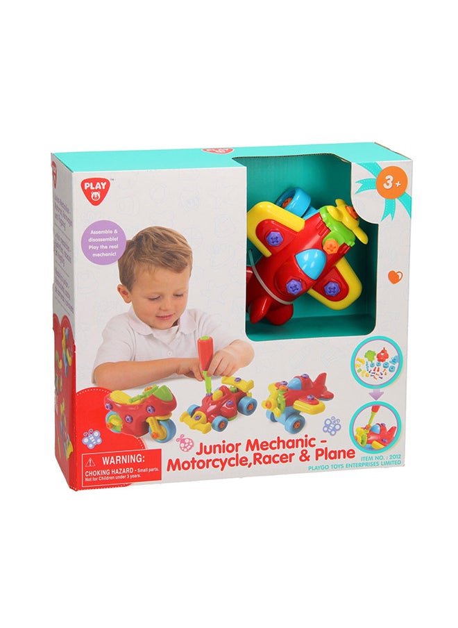PLAYGO Junior Mechanic - Motorcycle, Racer, Plane  - Image 1