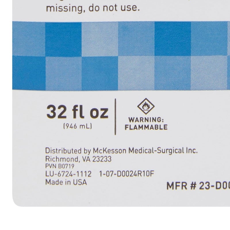 McKesson Isopropyl Rubbing Alcohol 70 2 Count USP First Aid Antiseptic 32 oz - Image 4
