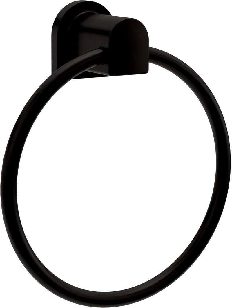 Peerless PA319BL Xander Towel Ring Matte Black - Image 1