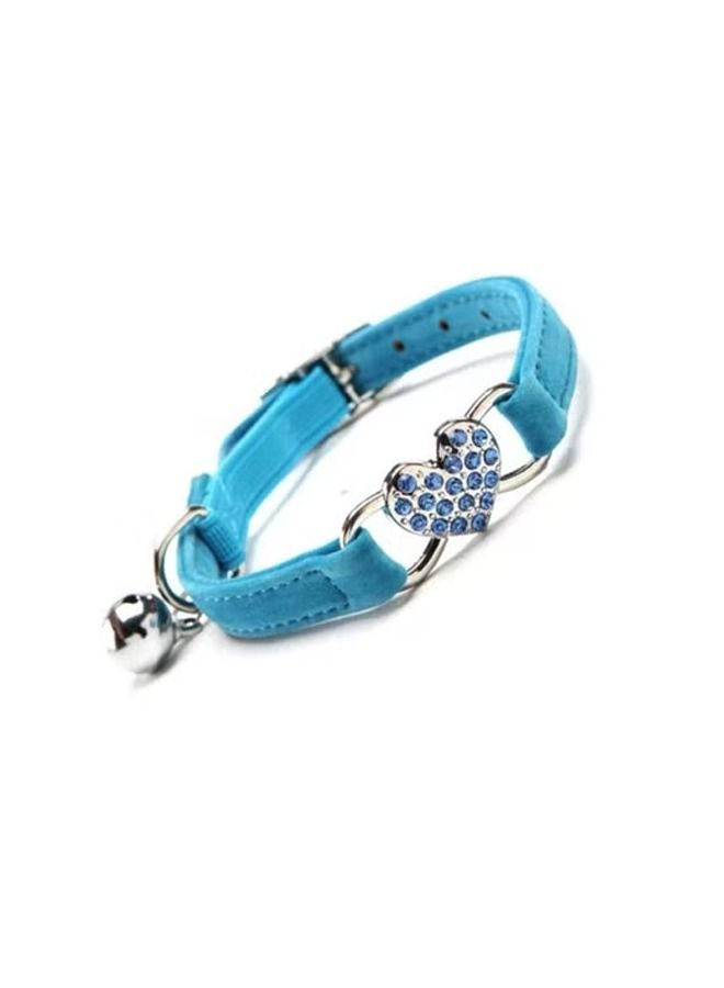 NKX Rhinestone Studded Collar Necklace Sky - Image 2