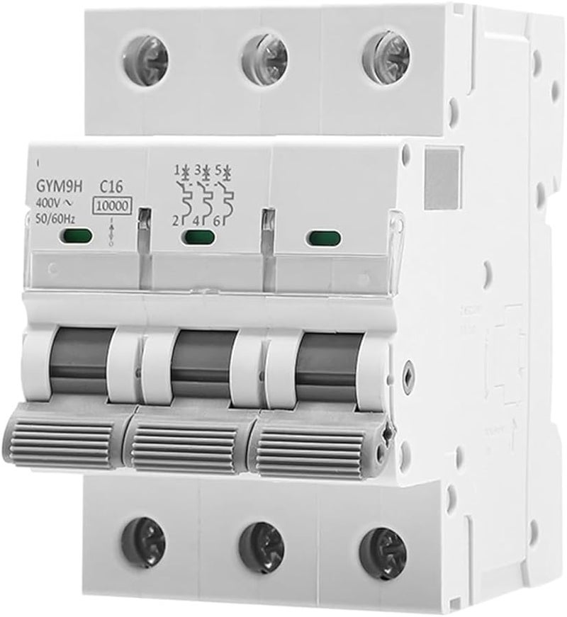 Miniature Circuit Breaker MCB 3 Pole C Curve 10A 220V GYM9H - Image 4