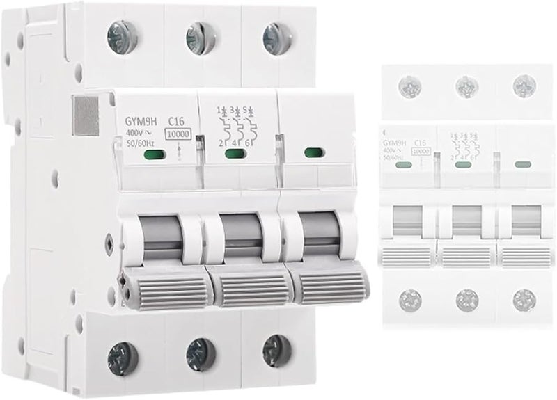 Miniature Circuit Breaker MCB 3 Pole C Curve 10A 220V GYM9H - Image 3
