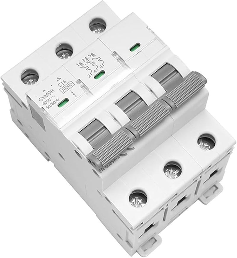 Miniature Circuit Breaker MCB 3 Pole C Curve 10A 220V GYM9H - Image 1