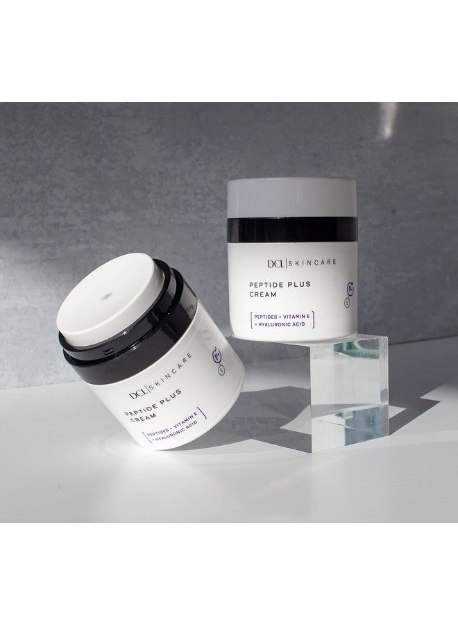 DCL Skincare Peptide Plus Cream, pro-aging, wrinkle defense, collagen producing amino acids, Vitamins A, C, E CoQ10 enhances skin barrier 1.7 Fl Oz - Image 5