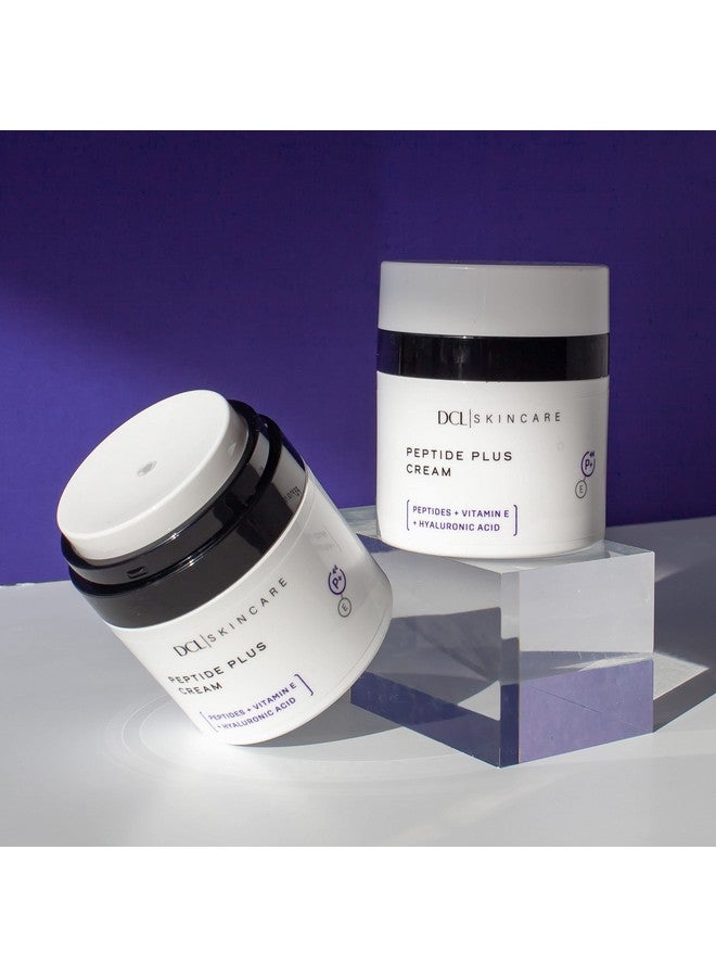 DCL Skincare Peptide Plus Cream, pro-aging, wrinkle defense, collagen producing amino acids, Vitamins A, C, E CoQ10 enhances skin barrier 1.7 Fl Oz - Image 3