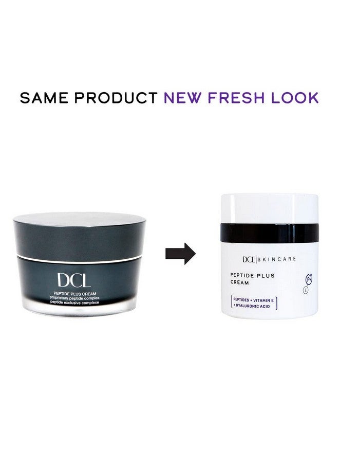 DCL Skincare Peptide Plus Cream, pro-aging, wrinkle defense, collagen producing amino acids, Vitamins A, C, E CoQ10 enhances skin barrier 1.7 Fl Oz - Image 2