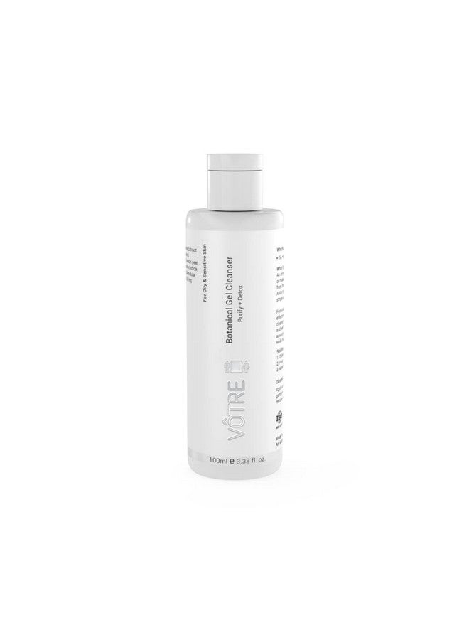 Votre 100% Natural Vegan Certified Botanical Gel Cleansor Removes Excess Oilmake Up Remover 100 Ml - Image 1