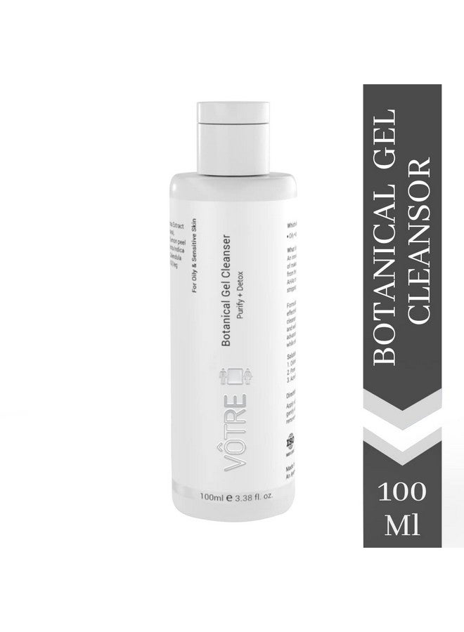 Votre 100% Natural Vegan Certified Botanical Gel Cleansor Removes Excess Oilmake Up Remover 100 Ml - Image 2