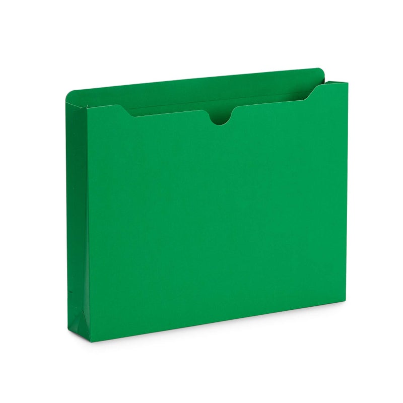 Blue Summit Supplies 2 Inch File Jackets, Expandable Folders, Heavy Duty 2 Inch Expansion Pocket File Folders Letter Size, Assorted Colors, Reinforced Straight Cut Tab,25 Pack - Image 2