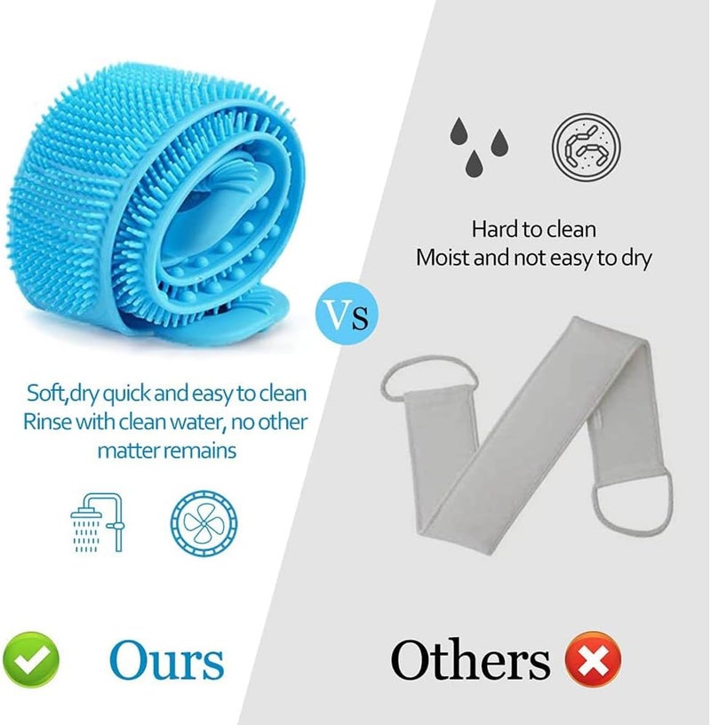 Silicone Back Scrubber - Exfoliating Body Brush for Deep Cleaning - Image 5