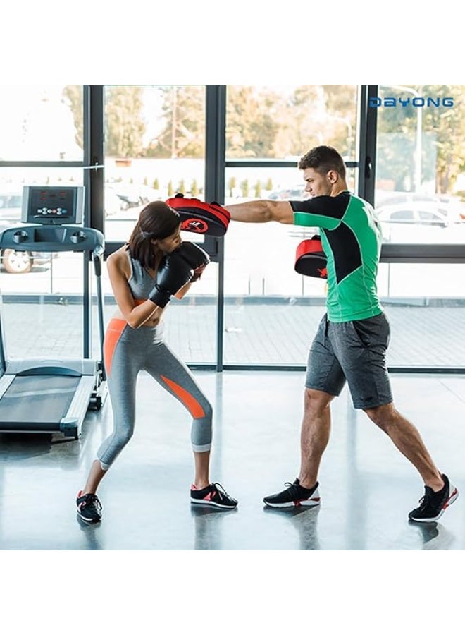 دايونغ وسادة ملاكمة موي تاي من دايونج، وسادة ركل منحنية للكيك بوكسينج، وسادة تدريب ملاكمة، وسادات تدريب، درع ركل للفنون القتالية المختلطة والكاراتيه، معدات تدريب للملاكم (لون أحمر) - Image 3