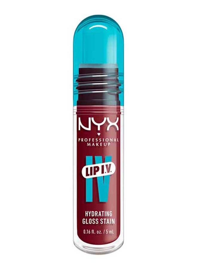 NYX PROFESSIONAL MAKEUP Lip Iv Hydrating Gloss Stain Lip Gloss Up To 12Hr Hydration High Pigment Wet Shine Finish Blush Rush  - Image 2