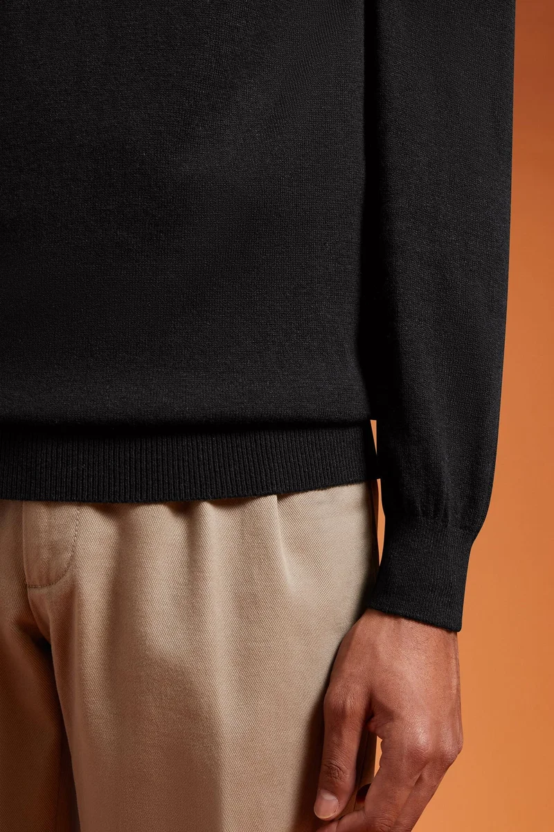 Doppelganger Black Men's turtleneck jumper - Black for Men | Best Price UAE