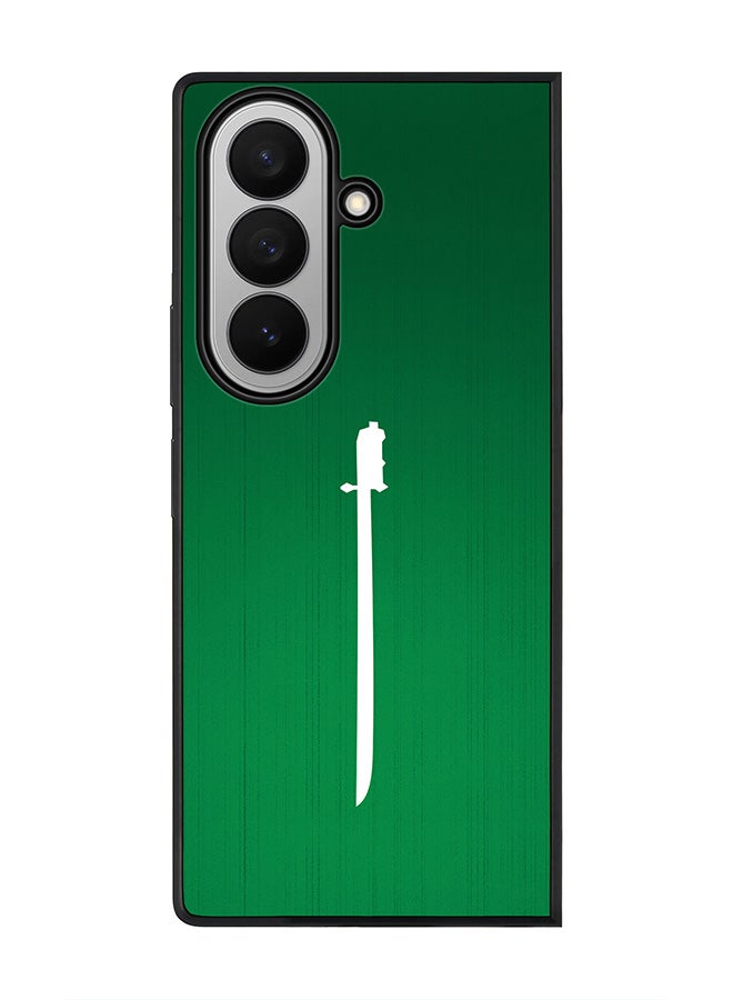 Stylizedd For Samsung Galaxy Z Fold7 Case,Slim fit Camera Protection, Shockproof Thin Phone cover  - Sword Of Saudi