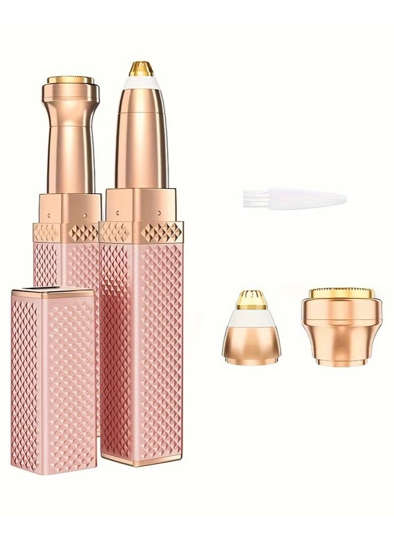 BLAWLESS Facial Hair Remover Eyebrow Trimmer, 2 In 1 Eyebrow Remover and Painless Hair Remover, Eyebrow Lips Nose Body Facial Hair Removal Razor For Women - Image 1