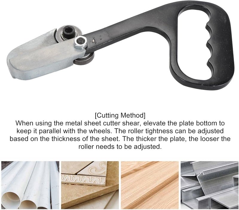 Hand Pull Metal Cutting Shear, Light Weight Sheet Metal Nibbler, Manual Plate Cutter for Metal Fabrication Workshop Processing - Image 2