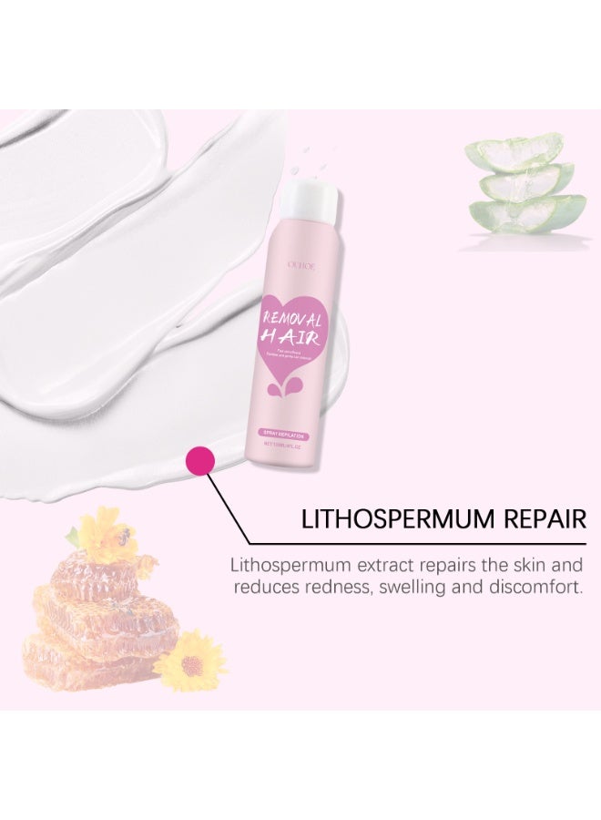 OUHOE Achieve Salon Like Smoothness from the Comfort of Your Home Skip expensive treatments and enjoy professional-level results using an easy spray formula that gently removes hair while keeping your skin soft and hydrated. - Image 3