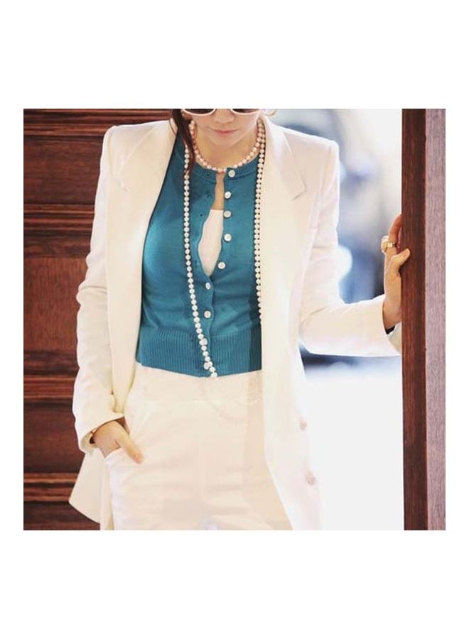 NIBEMINENT Women's Sweater Pearl Necklace - Image 4