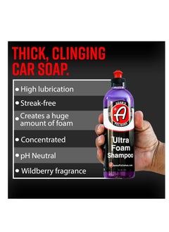 Adam's Polishes Adam's Polishes Ultra Foam Shampoo 16oz - Our Most Sudsy Car Shampoo Formula Ever - pH Neutral Formula for Safe, Spot Free Cleaning - Ultra Slick Formula, Wont Scratch or Leave Water Spots  - Image 2