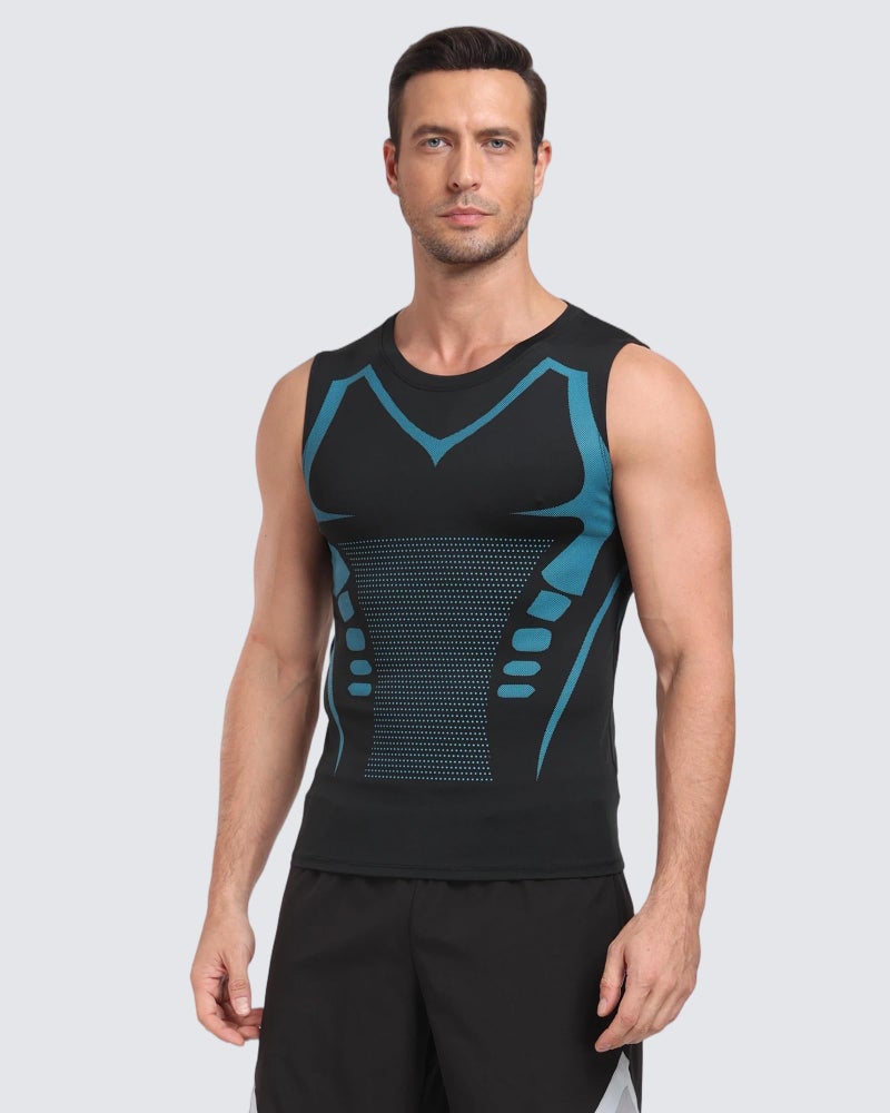 TEEPIRE 3Pack Mens Running Sport Tank Tops Dry Fit Gym Wicking Athletic Mesh Breathable Cool Workout Sleeveless Shirts Base Layer - Image 2