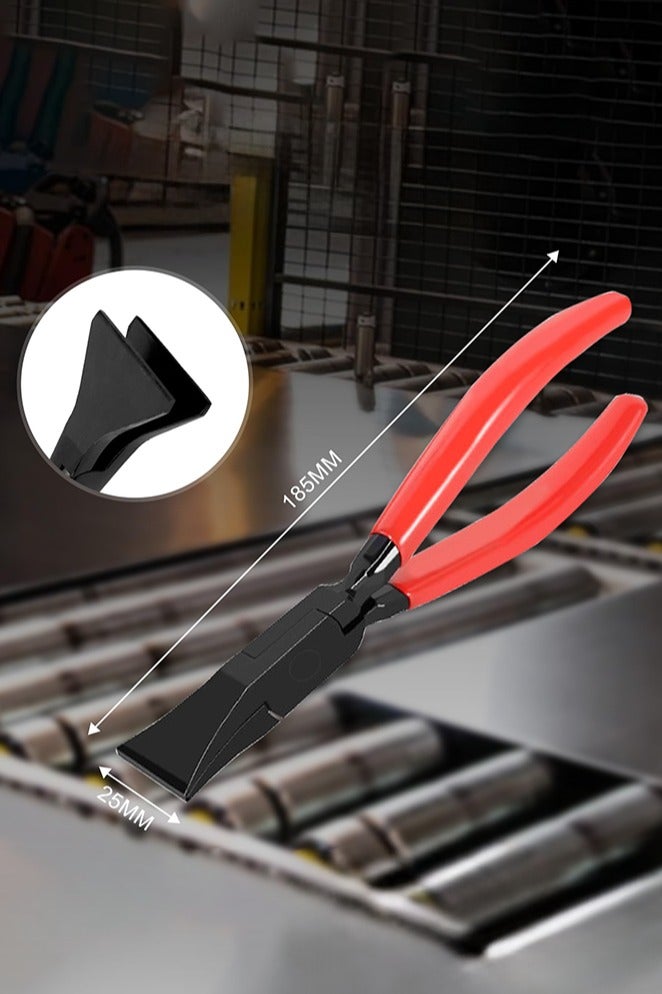 180° Folding Pliers Sheet Metal Bending Pliers with Non Slip Handle Hand Folding Pliers for Bending and Smoothing Sheet Metal Jaw Width 25 mm - Image 2