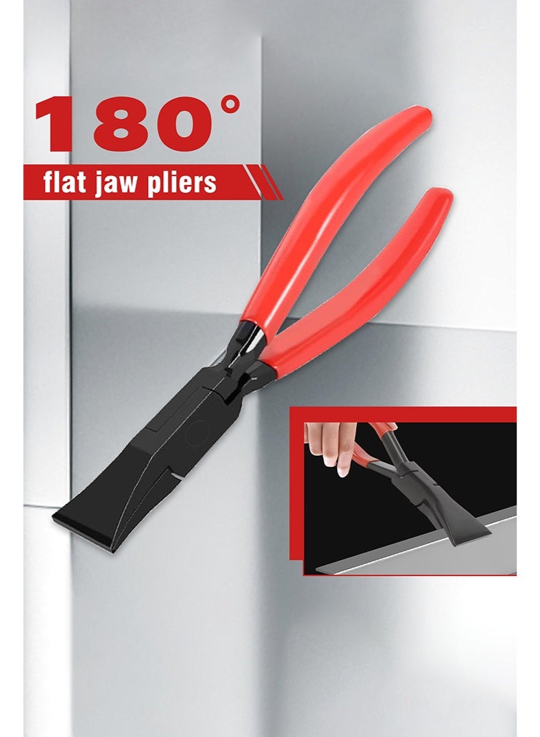 180° Folding Pliers Sheet Metal Bending Pliers with Non Slip Handle Hand Folding Pliers for Bending and Smoothing Sheet Metal Jaw Width 25 mm - Image 3