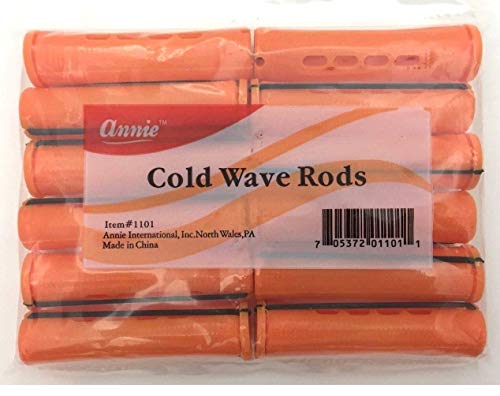 Annie Perm Rods Jumbo Tangerine Lot of 1 Dozen - Image 2