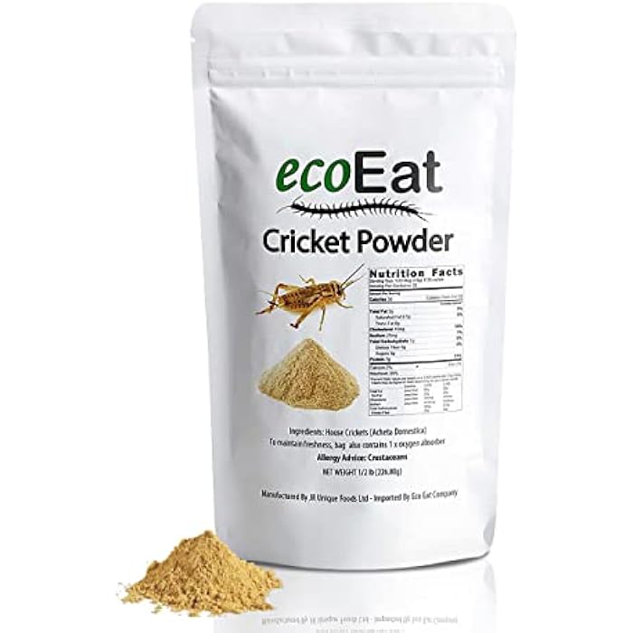 ecoEat دقيق مسحوق الصراصير 100% 1/2 رطل كيس بروتين عالي (227 جرام) - Image 1