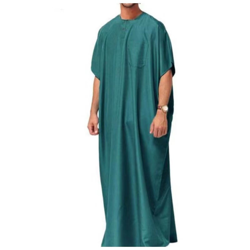 2023 New Muslim Middle East Arab Dubai dress Malaysia men's shirt Muslim robe - Image 2
