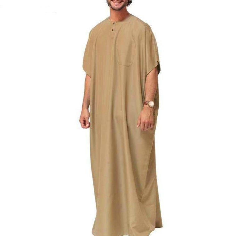 2023 New Muslim Middle East Arab Dubai dress Malaysia men's shirt Muslim robe - Image 4