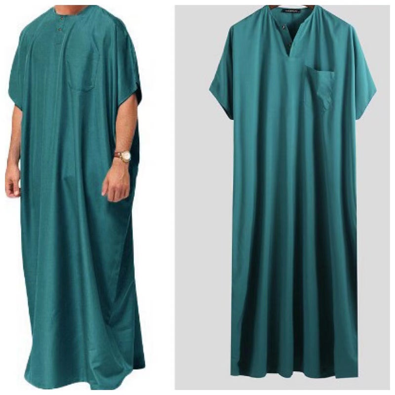 2023 New Muslim Middle East Arab Dubai dress Malaysia men's shirt Muslim robe - Image 5