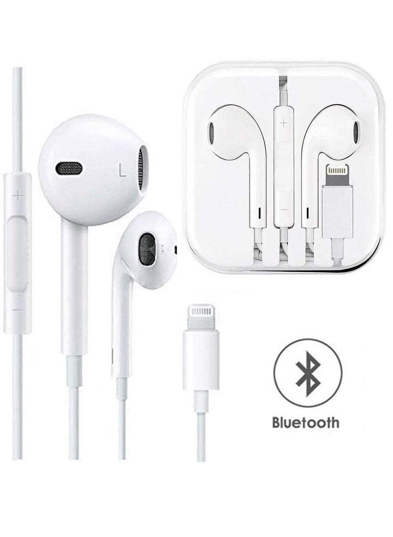 For iPhone X 8 7 Plus Bluetooth Earphones Wired Headset