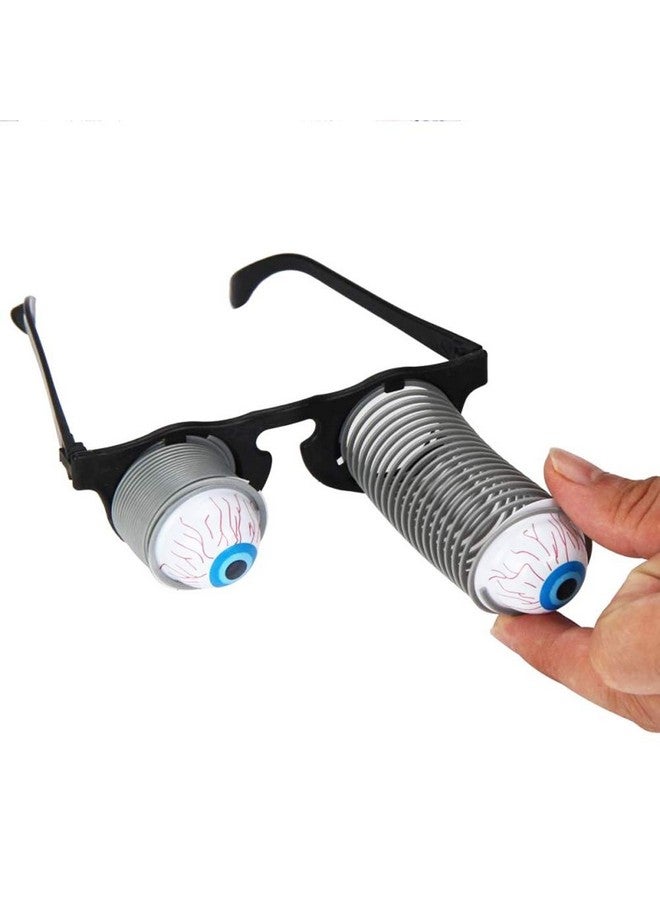 STOBOK Scary Disguise Eyeball Glasses Funny Spring Eyeball Glasses For Halloween Costume Partypack Of 6 - Image 4