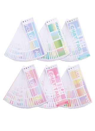 Sticky Index Tabs for Notebooks, 120 Sheets Gradient Sticky Tabs, Adhesive File Flag Tabs, Multi-Pattern Index Tabs for Books, 6 Colors Writable Repositionable Book Tabs, for Page Markers - pzsku/ZCC8616EB83A5BB719FA1Z/45/_/1718266475/bb1c29a8-7c03-4e51-9a3a-fd0dfb089d00