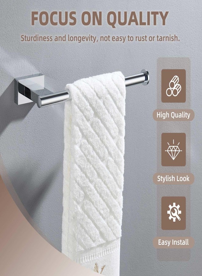 Suyar Bathroom Towel Holder Chrome, SUS 304 Stainless Steel Hand Towel Bar, Wall Mounted - Image 4