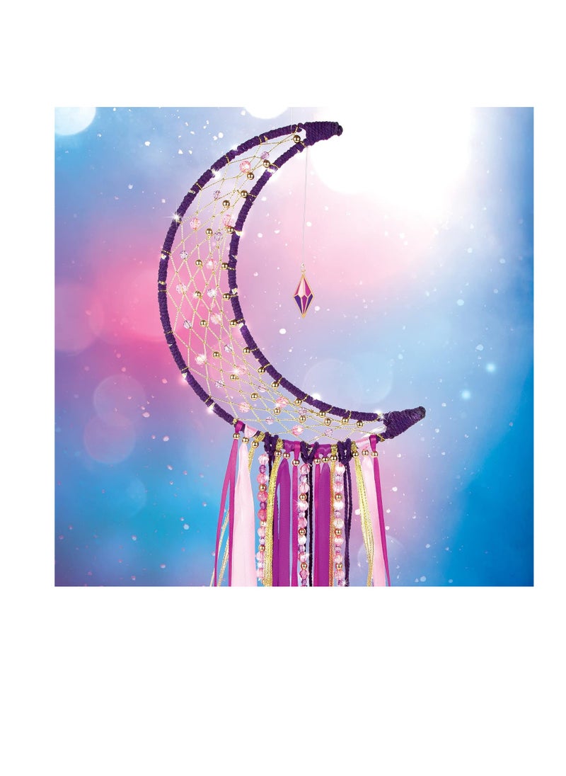 Make It Real Lunar DIY Dream Catcher Kit with Lights and Fairy Lights for Teen Room Wall Decor - Ages 8+  - Image 5