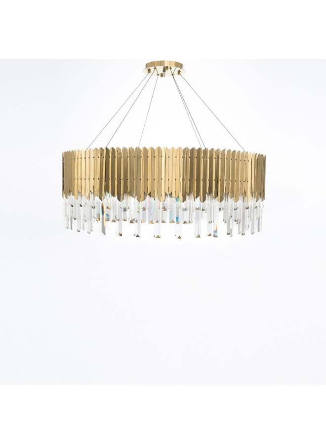 Kandil Egypt Kandil Egypt  Chandelier 100 Cm/4 Pieces Round Stainless Steel With Crystal (Saltergold) | Chandeliers